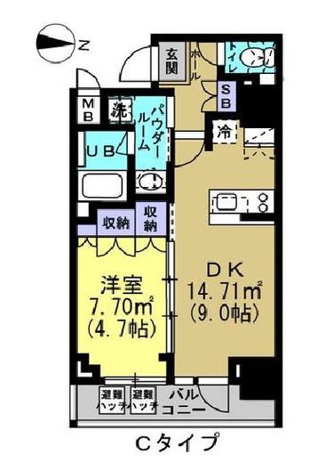 ルーラル二十四番館　303号室　間取り