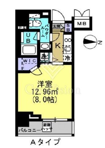 ルーラル二十四番館　201号室　間取り