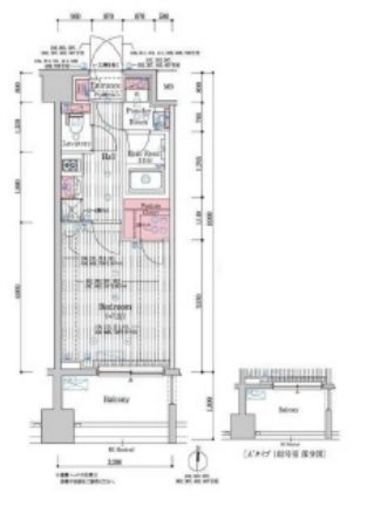 プレール・ドゥーク蔵前　302号室　間取り