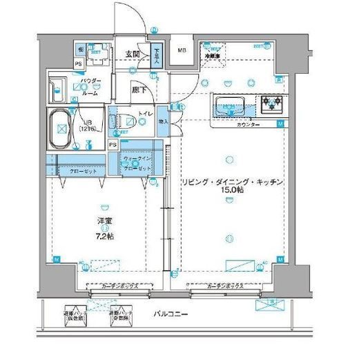 ジェノヴィア浅草3グリーンヴェール　902号室　間取り