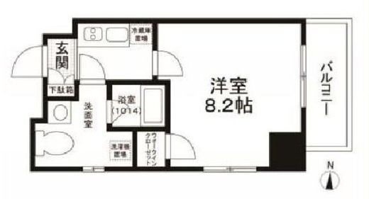 エスペランサK錦糸町　501号室　間取り