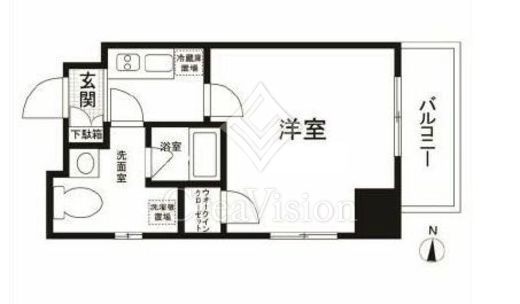 エスペランサK錦糸町　501号室　間取り