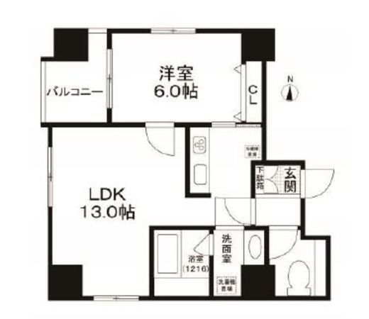 エスペランサK錦糸町　603号室　間取り