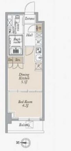オーキッドレジデンス住吉　604号室　間取り