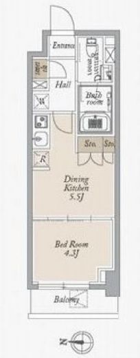 オーキッドレジデンス住吉　605号室　間取り