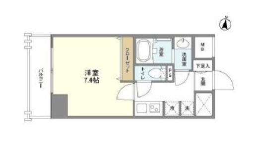 オーキッドレジデンス両国　103号室　間取り