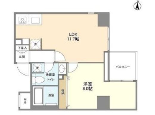 オーキッドレジデンス両国　606号室　間取り