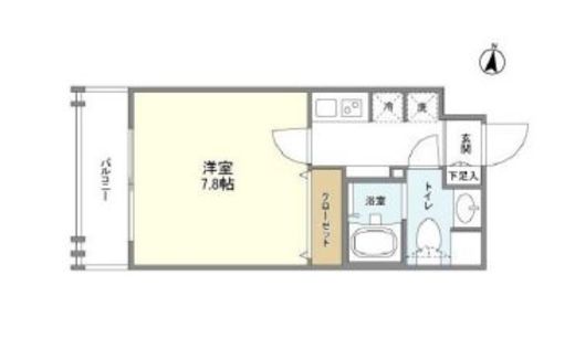 オーキッドレジデンス両国　802号室　間取り