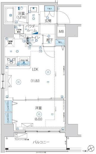 アルテシモヴェント　303号室　間取り