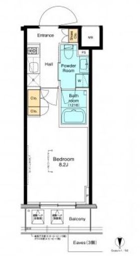 プラウドフラット木場2　407号室　間取り