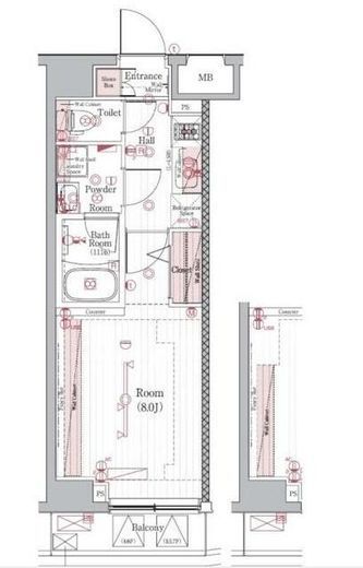 ブライズ住吉　202号室　間取り