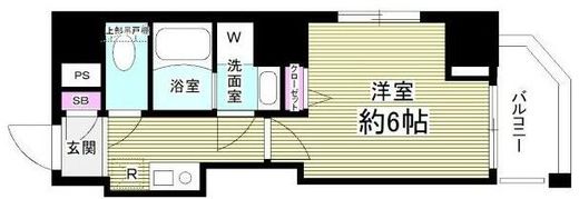 グランツ門前仲町　301号室　間取り