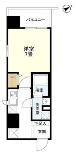 リバーレ浅草駒形　402号室　間取り