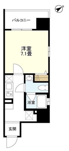 リバーレ浅草駒形　603号室　間取り