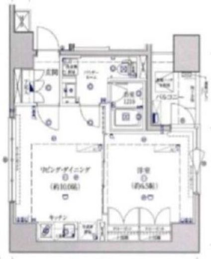 スパシエ上野ステーションプラザ　904号室　間取り