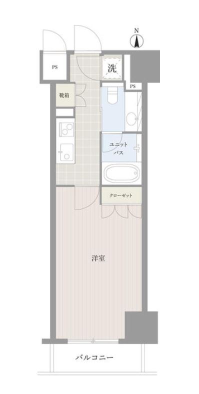 コンパートメント東京中央　503号室　間取り