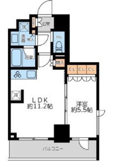 プライマル浅草言問通　908号室　間取り
