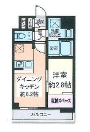 ドゥーエ浅草橋2　403号室　間取り