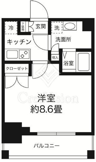 エルパティオ両国　202号室　間取り