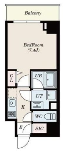 パセオ上野御徒町　301号室　間取り