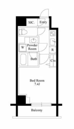 パセオ上野御徒町　502号室　間取り