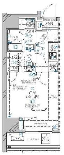 ディアレイシャス鶯谷　501号室　間取り