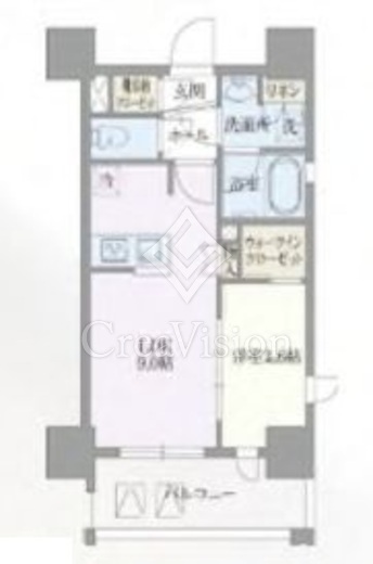 ライトテラス浅草　504号室　間取り