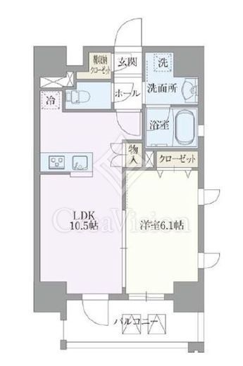 ライトテラス浅草　706号室　間取り