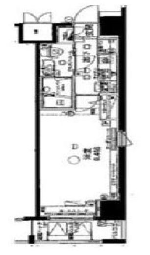 ステージファースト新御徒町　401号室　間取り