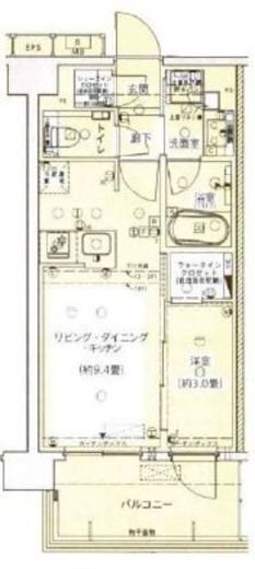 リビオ錦糸町　306号室　間取り
