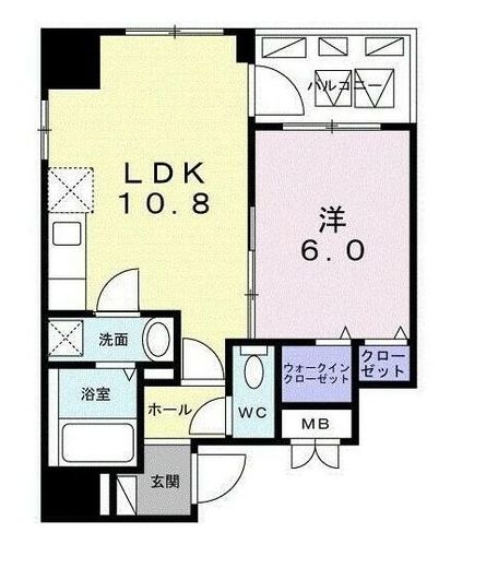 カナンクロエ門前仲町　301号室　間取り