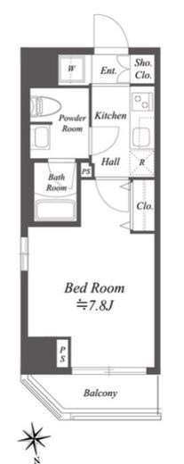 ジェノヴィア木場スカイガーデン　403号室　間取り