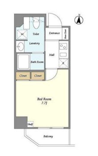 リテラス本所吾妻橋　401号室　間取り