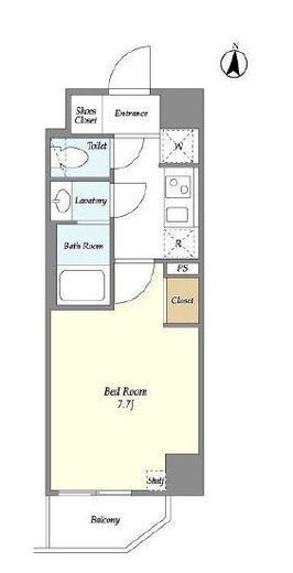 リテラス本所吾妻橋　404号室　間取り