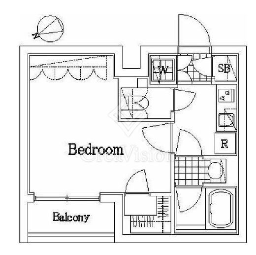ザ・レジデンス・オブ・トーキョーT12　404号室　間取り