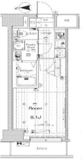 メイクス錦糸町　602号室　間取り