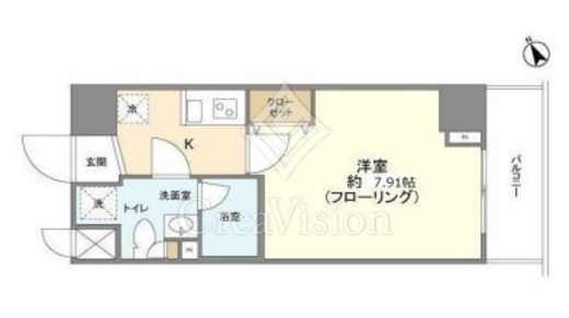 メインテラス上野　1401号室　間取り
