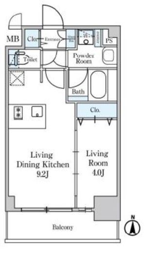 ディームス東陽町2　215号室　間取り