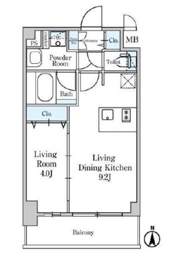 ディームス東陽町2　812号室　間取り