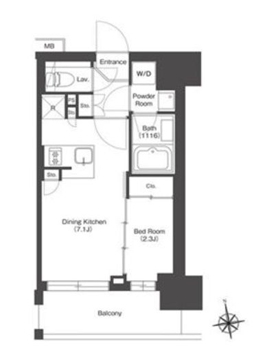 HF八広レジデンス　804号室　間取り