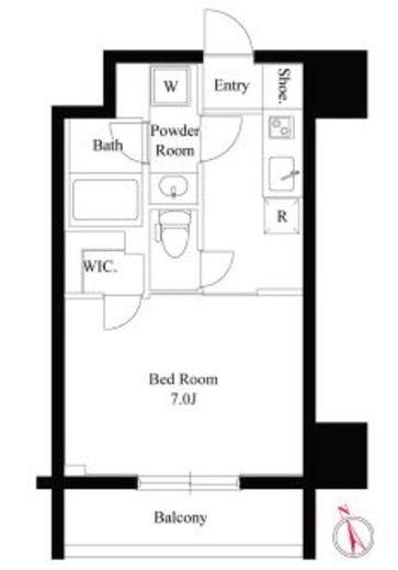 グランパセオ浅草橋　302号室　間取り