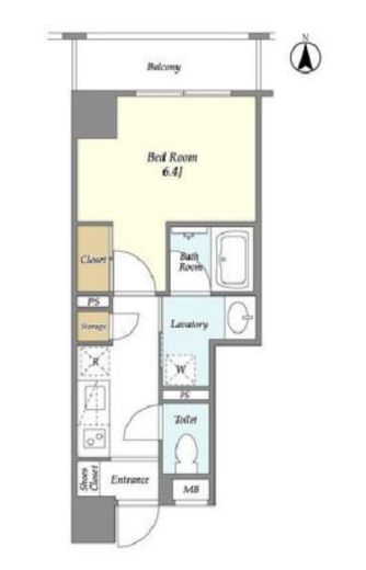 Anela Court　202号室　間取り