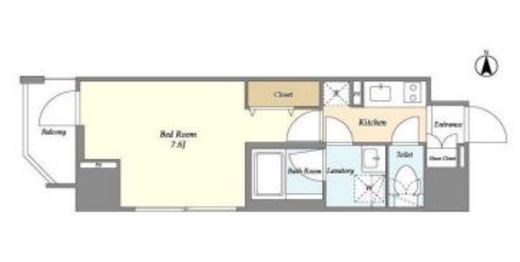 CASSIA上野入谷 (カッシア上野入谷)　305号室　間取り