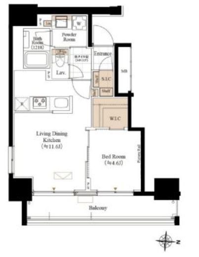 ブランシエスタ両国　701号室　間取り