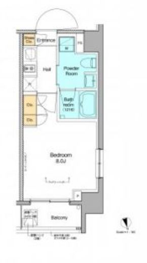 プラウドフラット上野松が谷　602号室　間取り