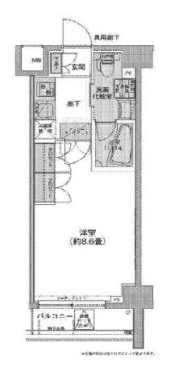MFPRコート菊川　404号室　間取り