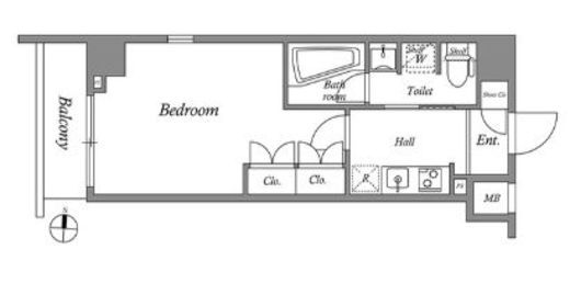 MFPRコート菊川　506号室　間取り