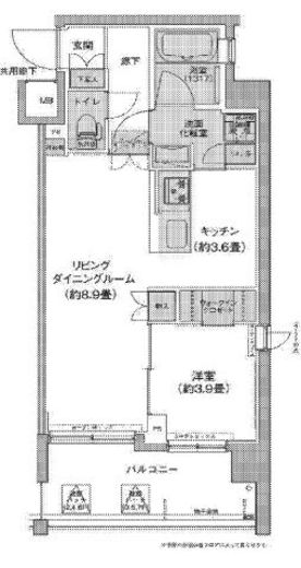 MFPRコート菊川　507号室　間取り