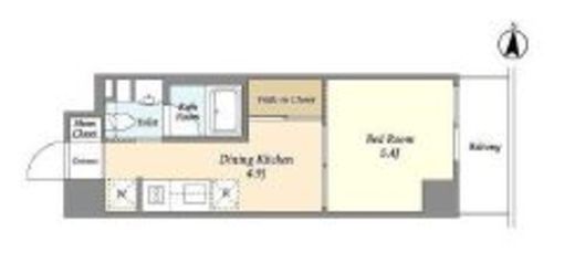 BPRレジデンス亀戸　902号室　間取り