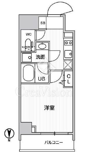 グラシアプレイス錦糸町　402号室　間取り